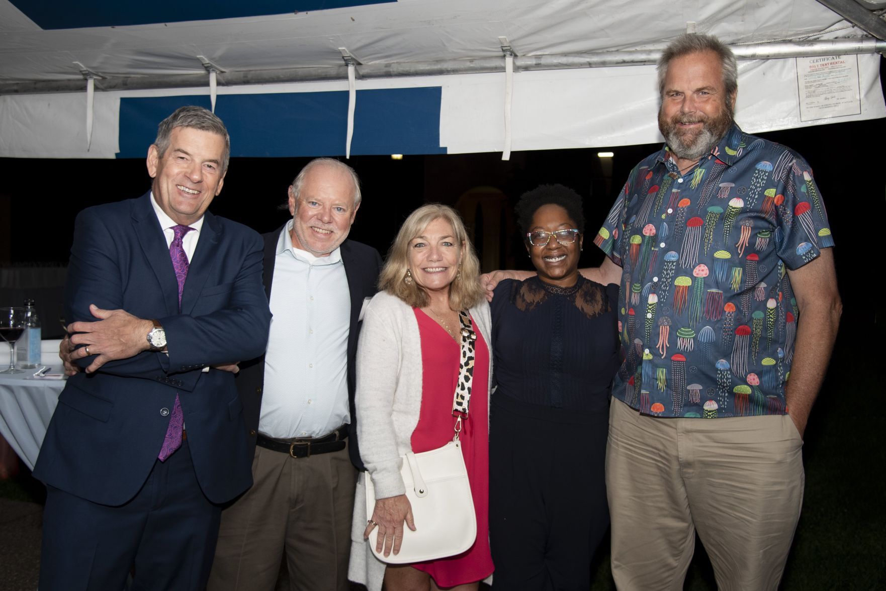 Paul Martin, Frank Hellwig, Nanci Martin, Imani Harris, John Magee